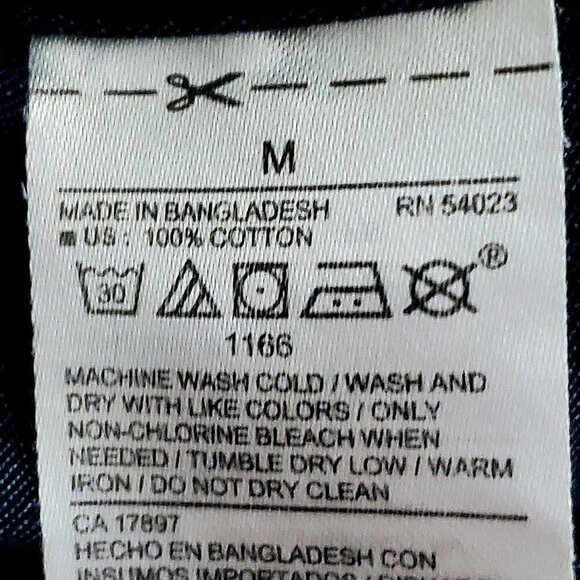 Old Navy Chambray Lightweight Denim Shirtdress Size M - Picture 8 of 12